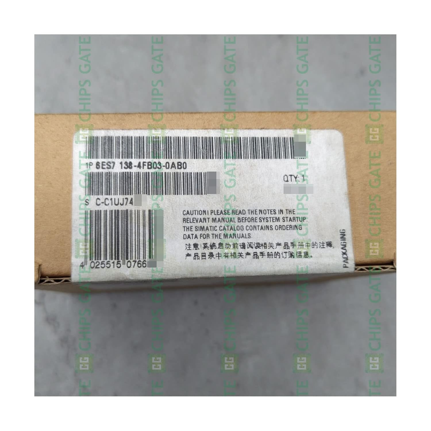 New Module 6ES7138-4FB03-0AB0