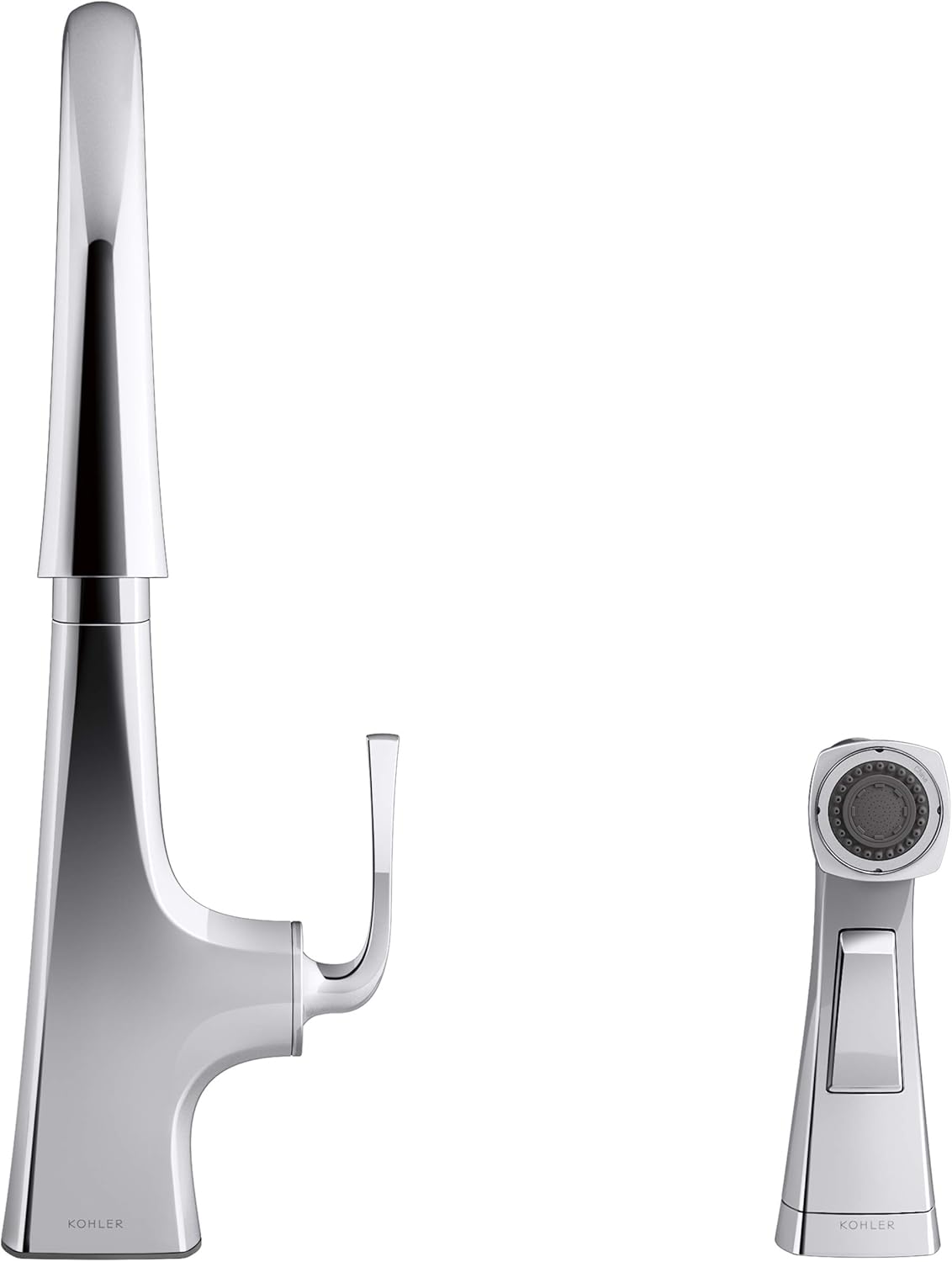 Kohler K-22064-CP Graze Kitchen Sink Faucet, Polished Chrome