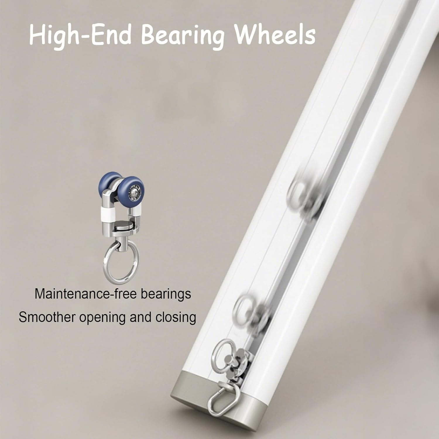 Ultra-thin Ceiling Curtain Tracks, Room Divider Ceiling Track Set, Wall-mounted/ceiling-mounted Sliding Curtain Rods, For Bay Windows, Hospitals, Living Room 3.8m/12.5FT(Top mount,200cm(6.6ft))