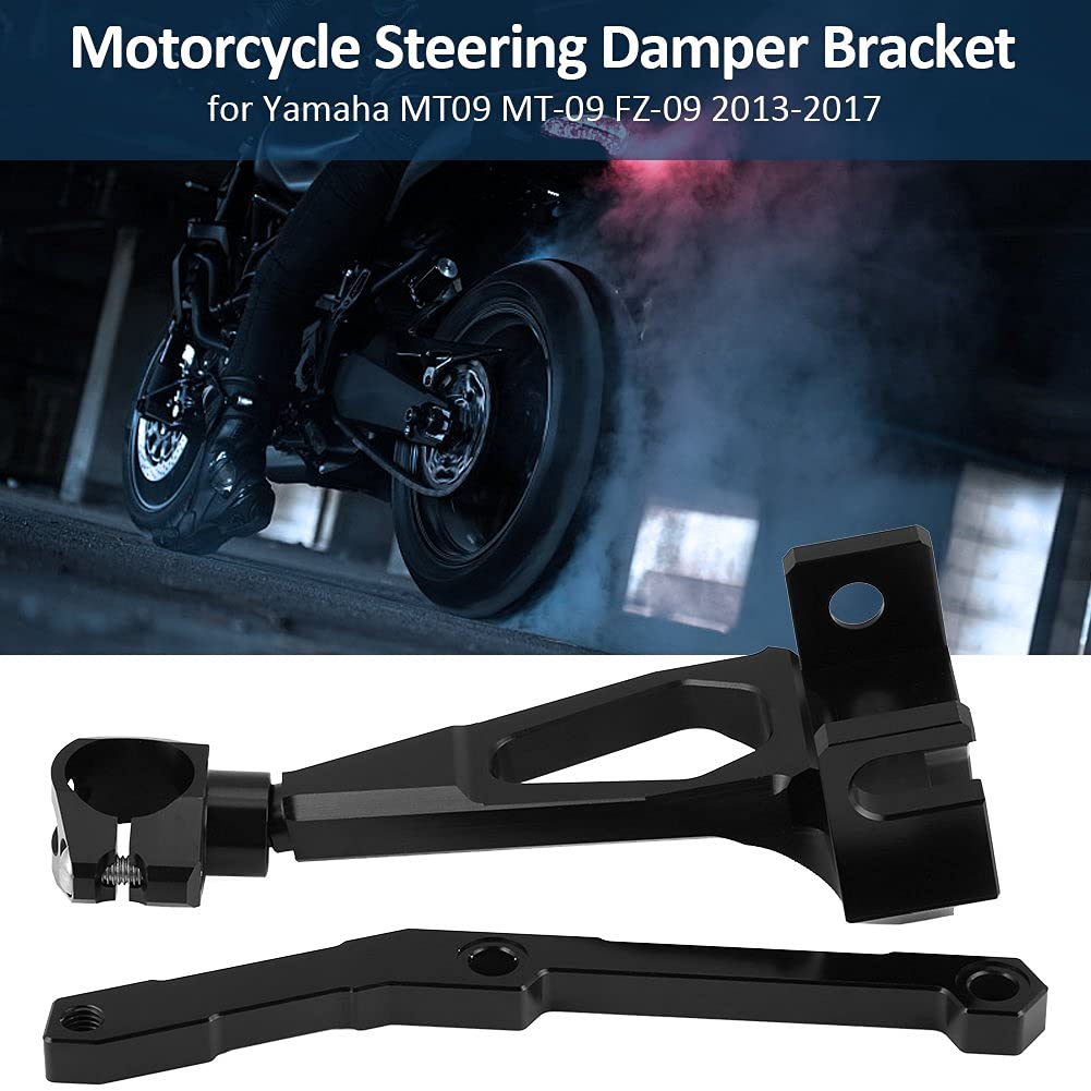 Staffa ammortizzatore di sterzo mt 09 Kit stabilizzatore staffa ammortizzatore sterzo CNC moto per MT09 MT-09 FZ-09 2013-2017 adatto per attacchi ammortizzatore di sterzo mt 09