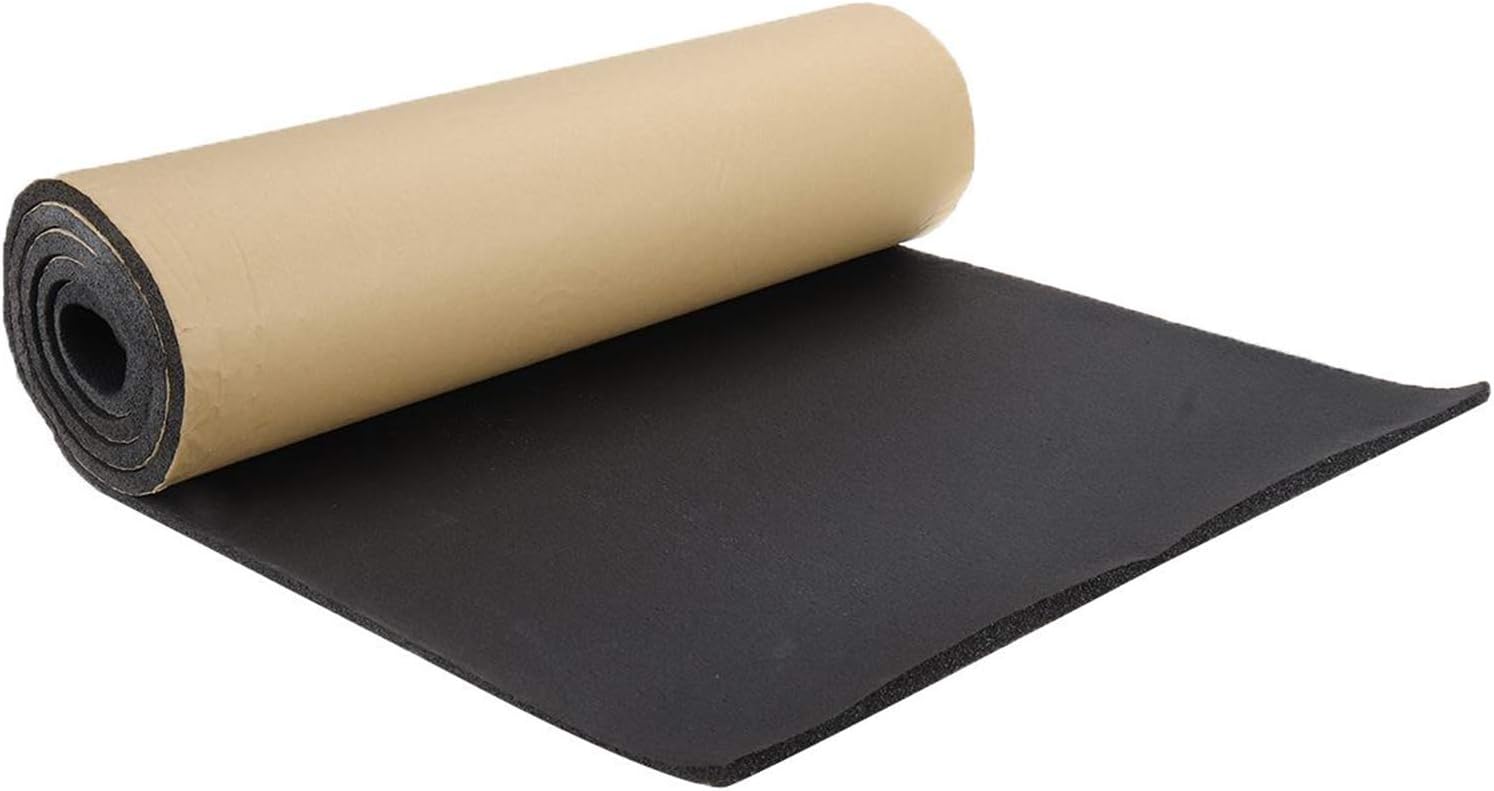 – Car Soundproof Deadening Noise Insulation Sound Deadener Acoustic Foam -noise Cotton Auto Adhesive Heat Insulation Cell Foam Deadener, 1Roll 200cmx50cm, 3mm