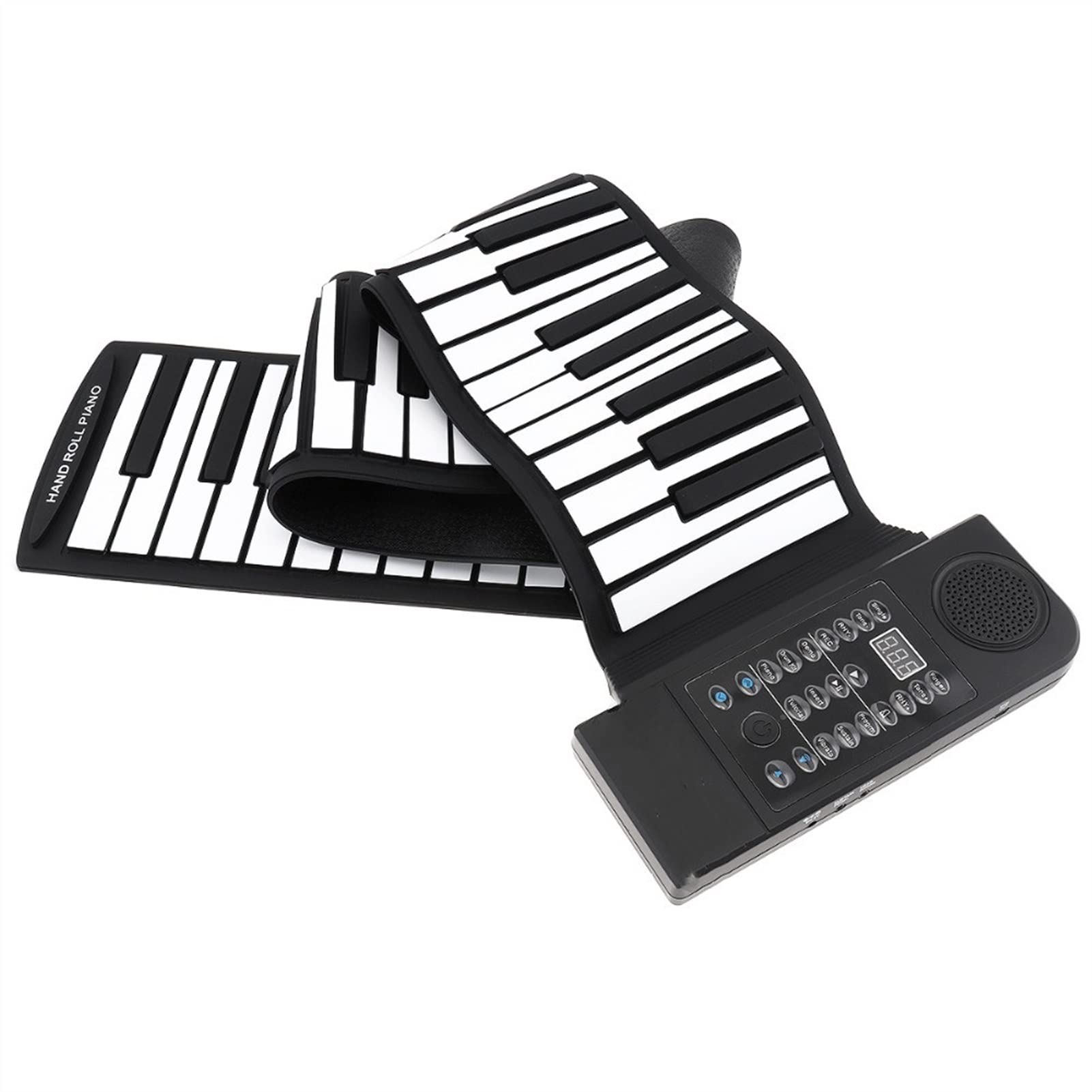 TSTS faltbares Piano 88 Keys MIDI 128. Töne Elektronische Orgel Roll Up Klavier-Eingebauter Lautsprecher