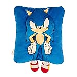 Sonic The Hedgehog Anime Kids Super Plush Cozy Snuggle (TM) Pillow (100% Officially Licensed Product) by Franco
