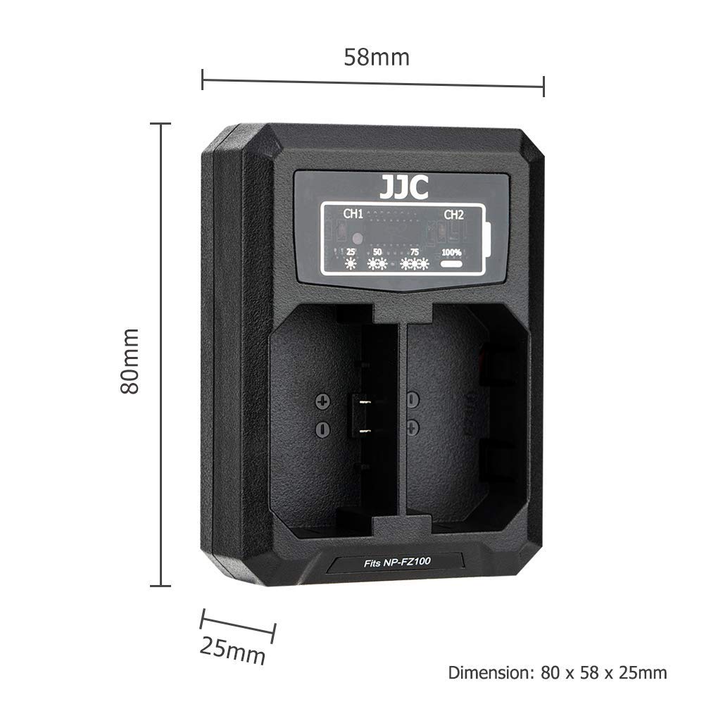Newell SDC-USB Doppio Caricatore NP-FZ100 per Sony