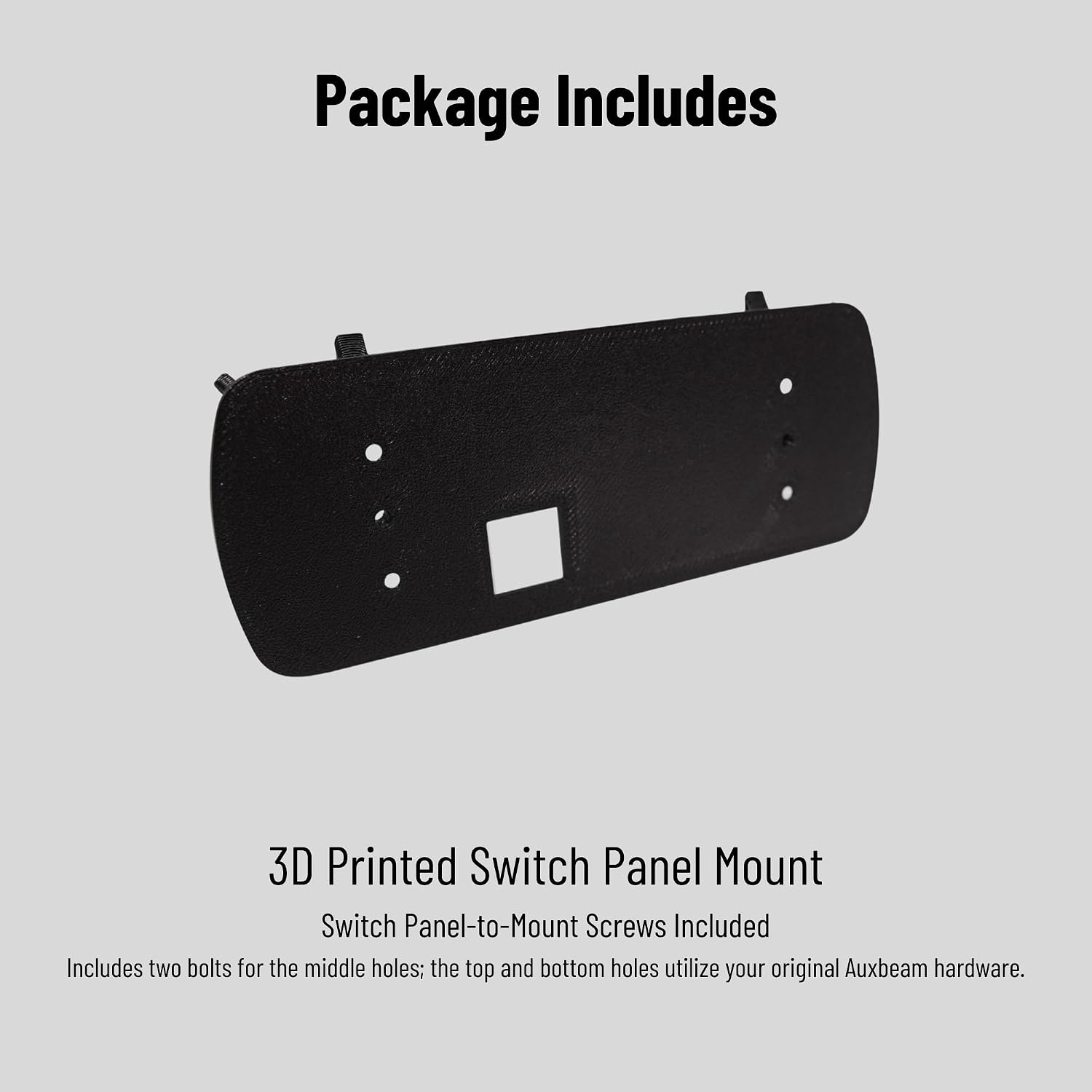 Overhead Console Mount for 8 Gang Switch Panel | Fits 1999-2007 Chevy Silverado & GMC Sierra (GMT800) | Compatible with Auxbeam