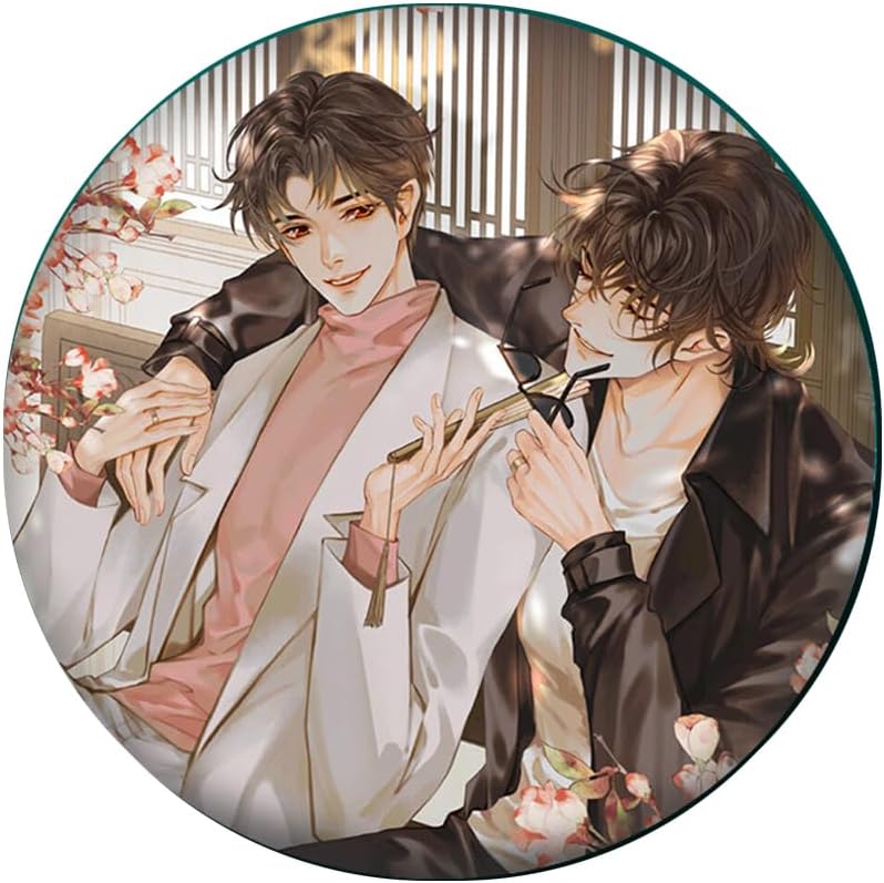 Tian Guan Ci Fu Hua Cheng Xie Lian Brooch Pin Collection Buttons Badge for Backpack Decor