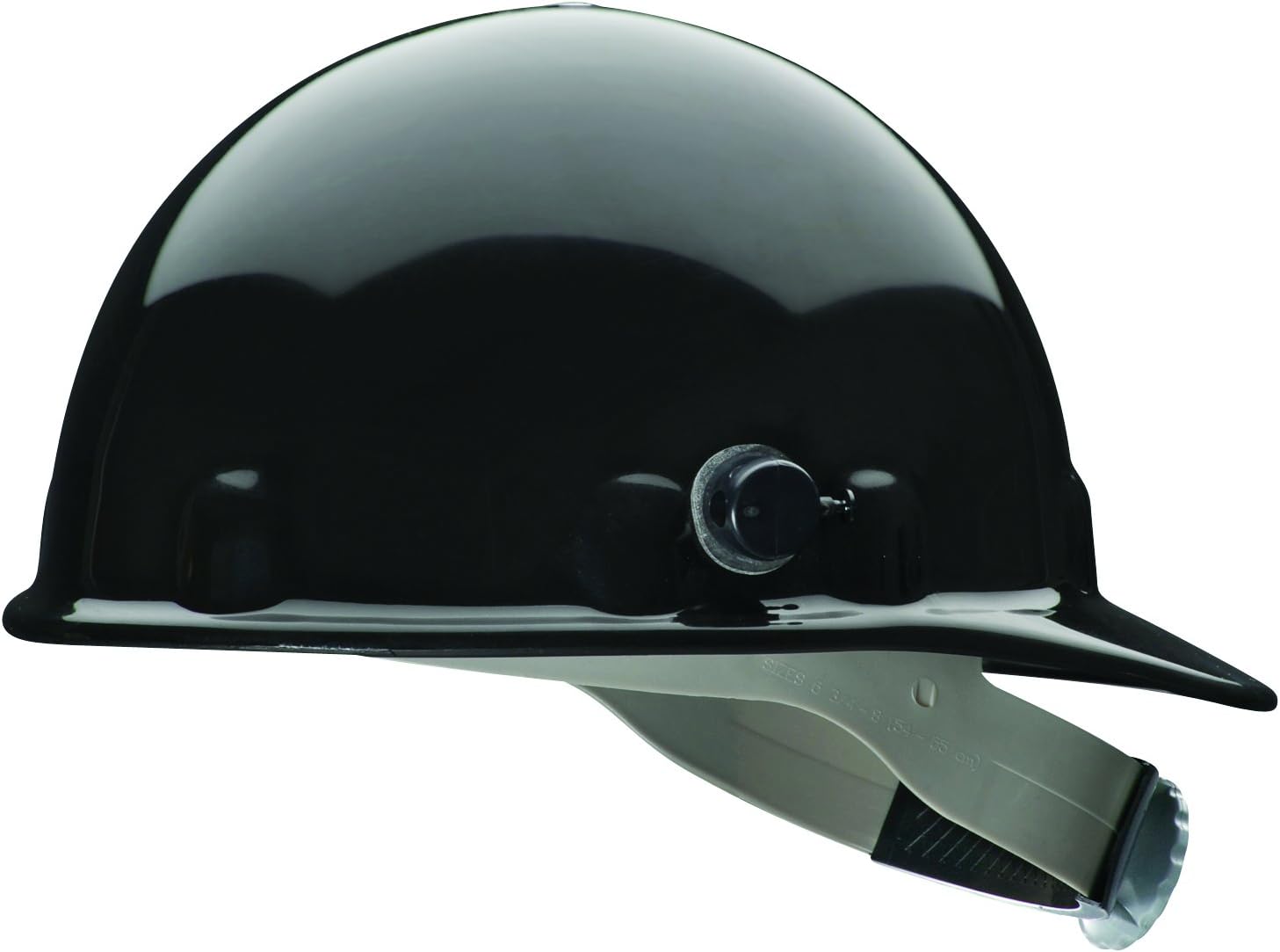 Fibre-Metal by Honeywell E2QRW11A000 Super Eight Ratchet Cap Style Hard Hat with Quick-Lok, Black by Honeywell