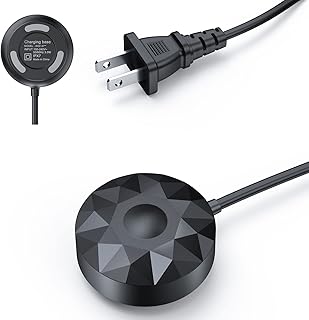 Replacement Charger Base Compatible with Braun Oral B iO Series 7 8 9 Electric Toothbrush, Magnetic Travel Charging Base for Oral-B iO Series 7 Series 8 Series 9 Replacement 3768 Adapter Cord Black