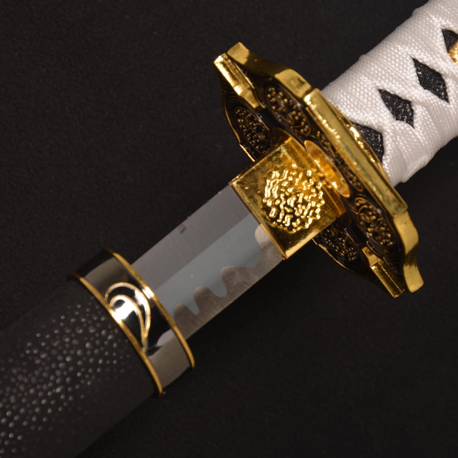 Sword fort Stainless Steel Replica Swords - Devil Vergil Dante's Yamato Sword Katana Anime Cosplay Sword Real Metal,Extended Version,40inch /51inch - Image 4