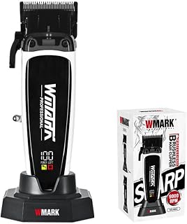 WMARK NG-8061 Brushless Hair Clipper, Stainless Steel DLC Fade Blade, 7000-8000 RPM Motor, 5 Adjustable Cutting Lengths, 2... Price In India