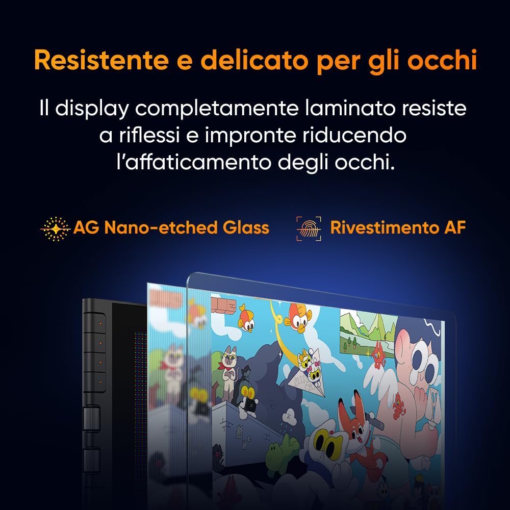 XPPen Artist 12 3rd Tavoletta grafica con schermo, 12 pollici con rotella X-Dial, 8 tasti rapidi, stilo X4 a 16384 livelli per illustratori, designer o studenti d'arte