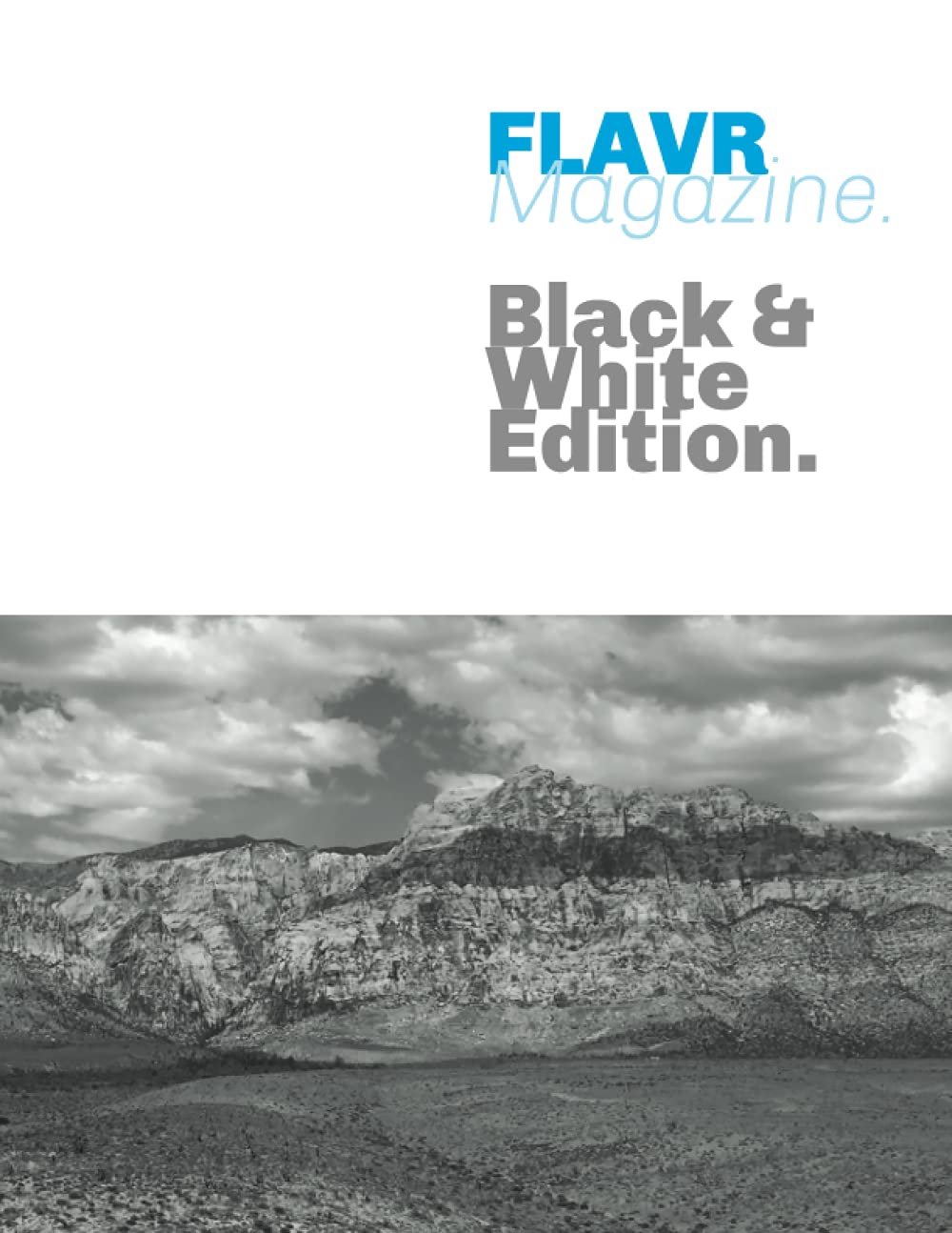 FLAVR Magazine Black & White Edition pour décorer votre table basse de salon