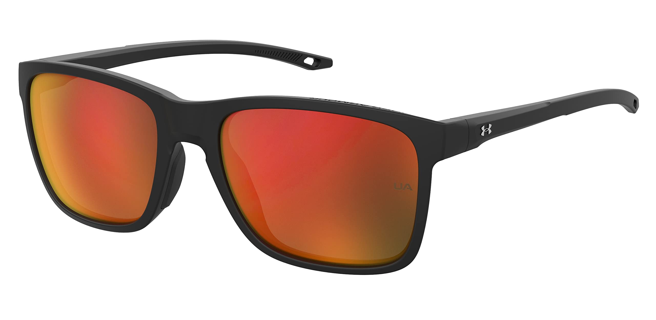 Under Armour Non-Polarized Rectangular Male's Sunglasses-(UA 7002/S 003 56UZ| Black color