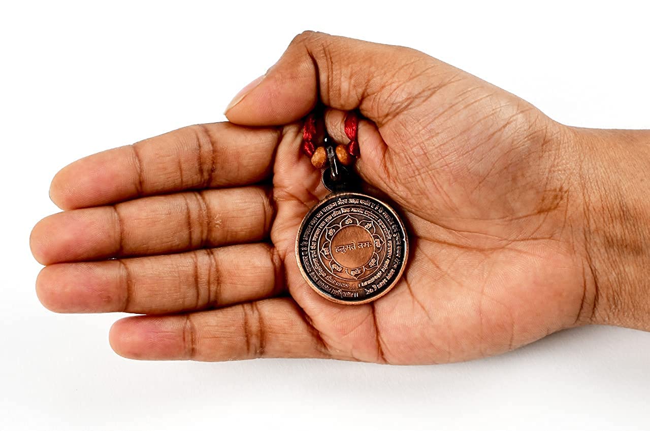 Hanuman Yantra Locket - Cobre