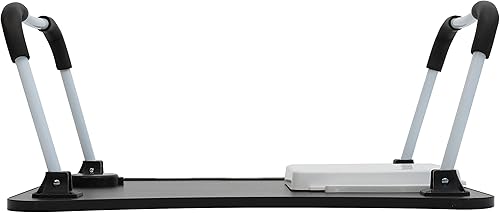 Miniatura 5 de Eternal Wings Escritorio de cama para laptop, mesa plegable portátil con puerto de carga USB, soporte para tazas, cajón de almacenamiento, para