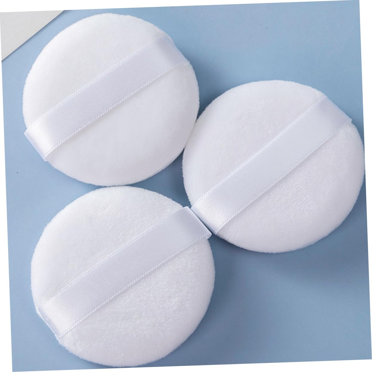 VALICLUD 5Pcs Makeup Pads for Powder Application Velour Cosmetic Lightweight and Comfortable Makeup Accessories for Loose Powder