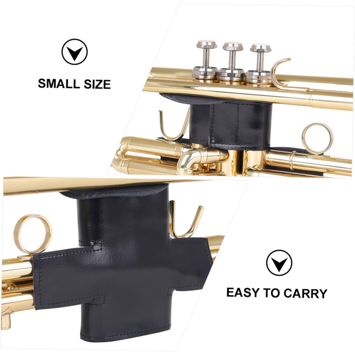 ULDIGI Trumpet Guard Leather Protective Cover for Trumpet Brass Wrap Musical Instrument Accessory