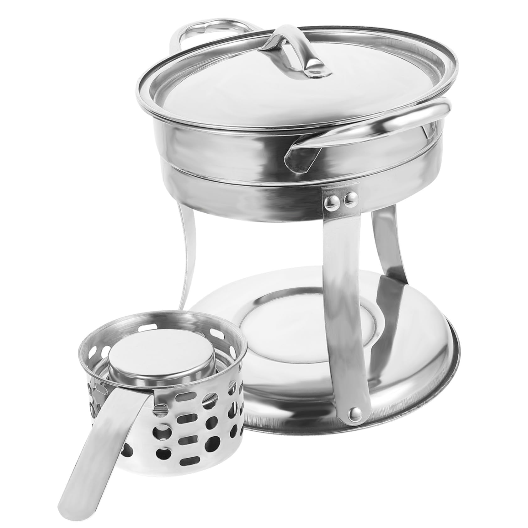 TOGEVAL Stainless Stove Single Large Hotpot Pot Fire Stove Hotpot Fire for Home