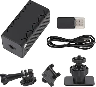 KIMISS Body Cam, 1080P Mini Body Camera Wifi Real Time AP Connect 120 Degree Wide Angle 12 Hours Long Life Battery Wearable Camera