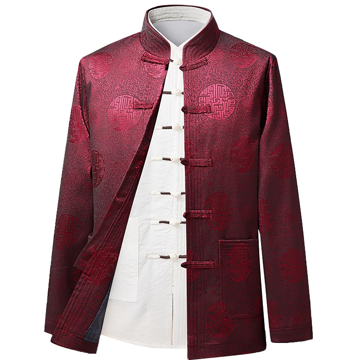 Veste de Tai Chi manches longues pour entraînement de Kung Fu