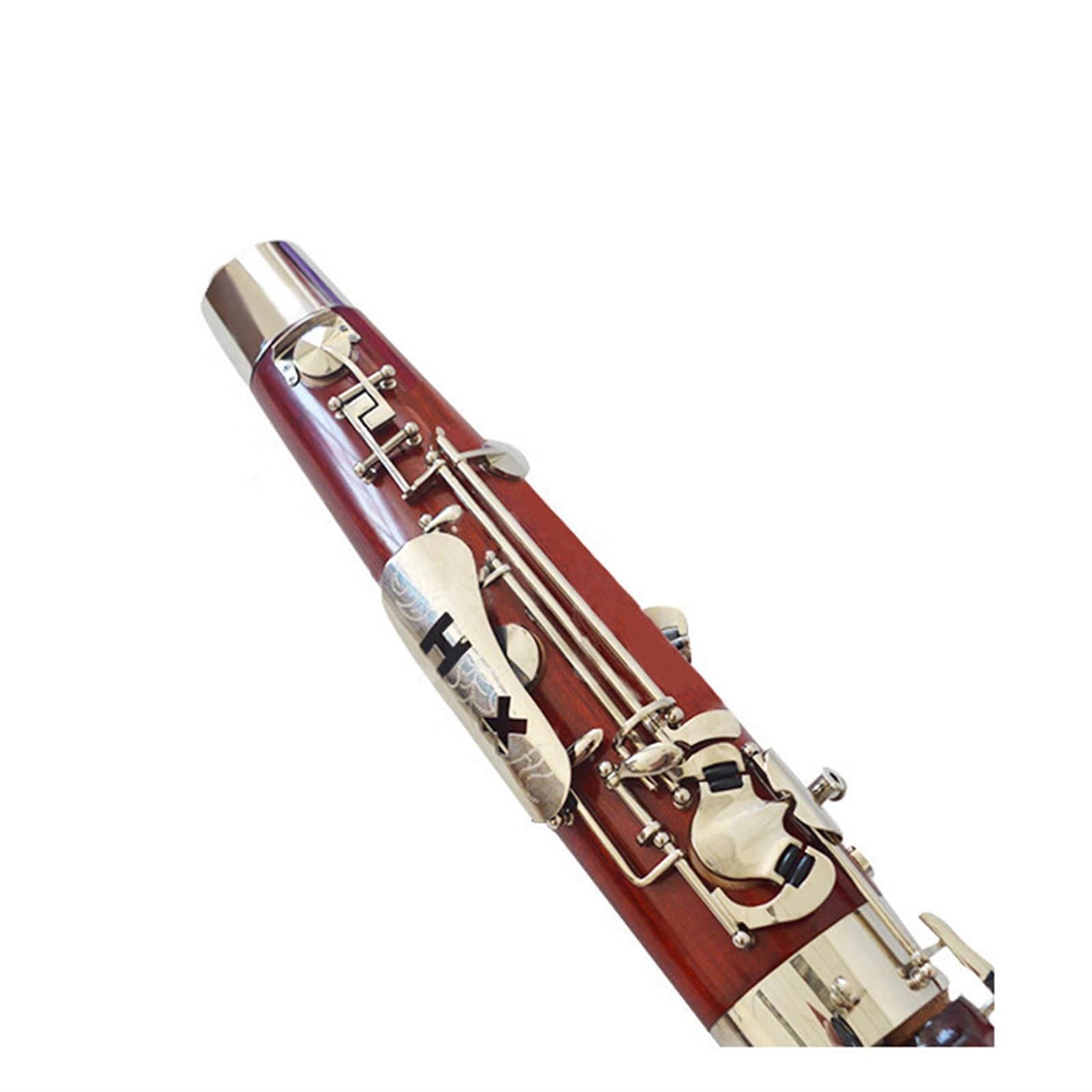 Clarinet Dla Początkujących Obój Basowy Fagot C Klucz Klonowy Z Litego Drewna Profesjonalny Instrument Dęty Drewniany(A)