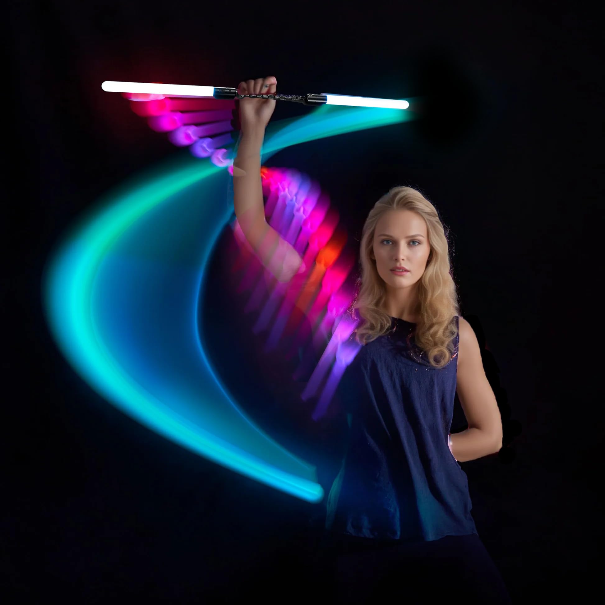 Fire Toy Glow Poi LED Poi Light Stick For Flow Arts Glow Poi