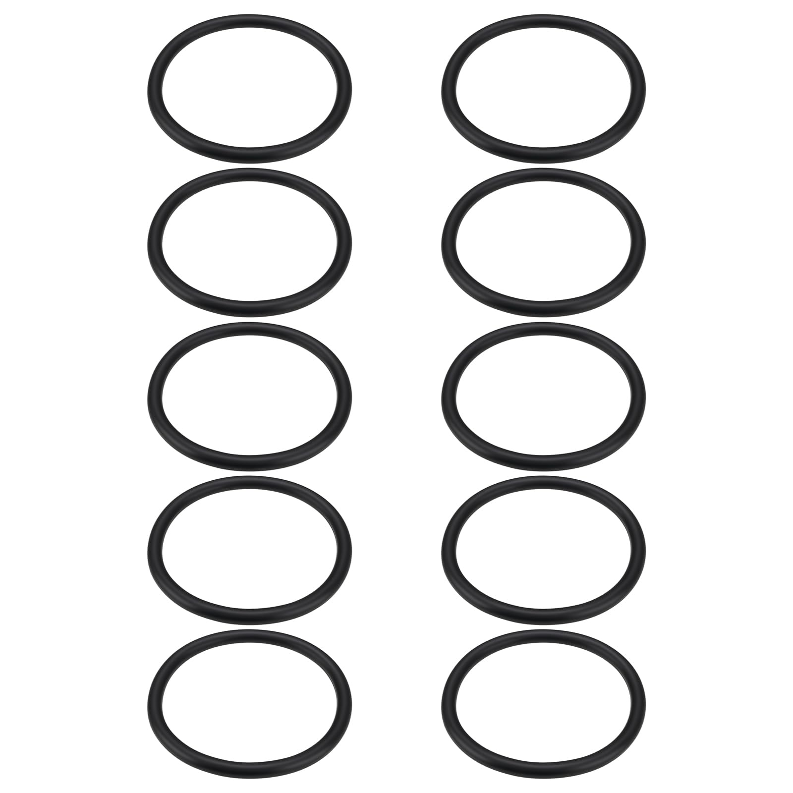 LT Easiyl 10pcs Nitrile Rubber O-Ring Seals 55mm Inner Diameter 65mm Outer Diameter 5mm Width for Faucet Plumbing Automotive Repair Black