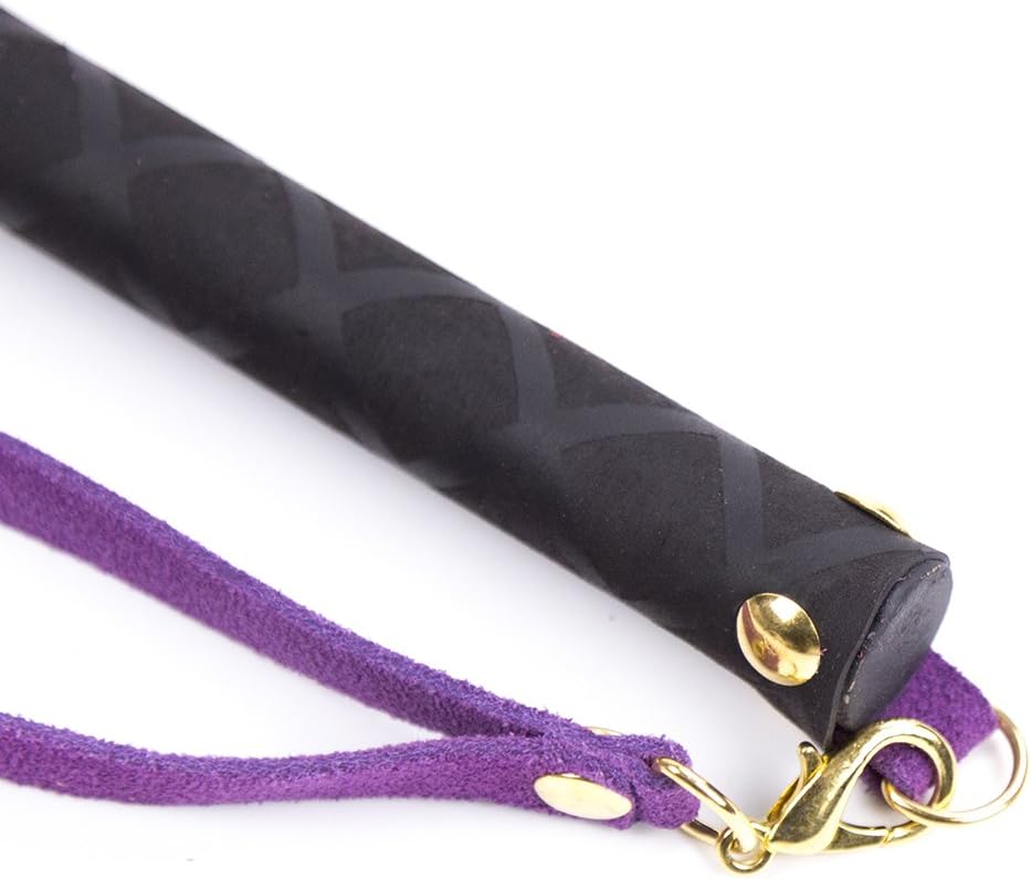 Mini Cowhide Whip， Bright Leather Whip,Whip, Horse Riding Crop, Role-Playing Props,