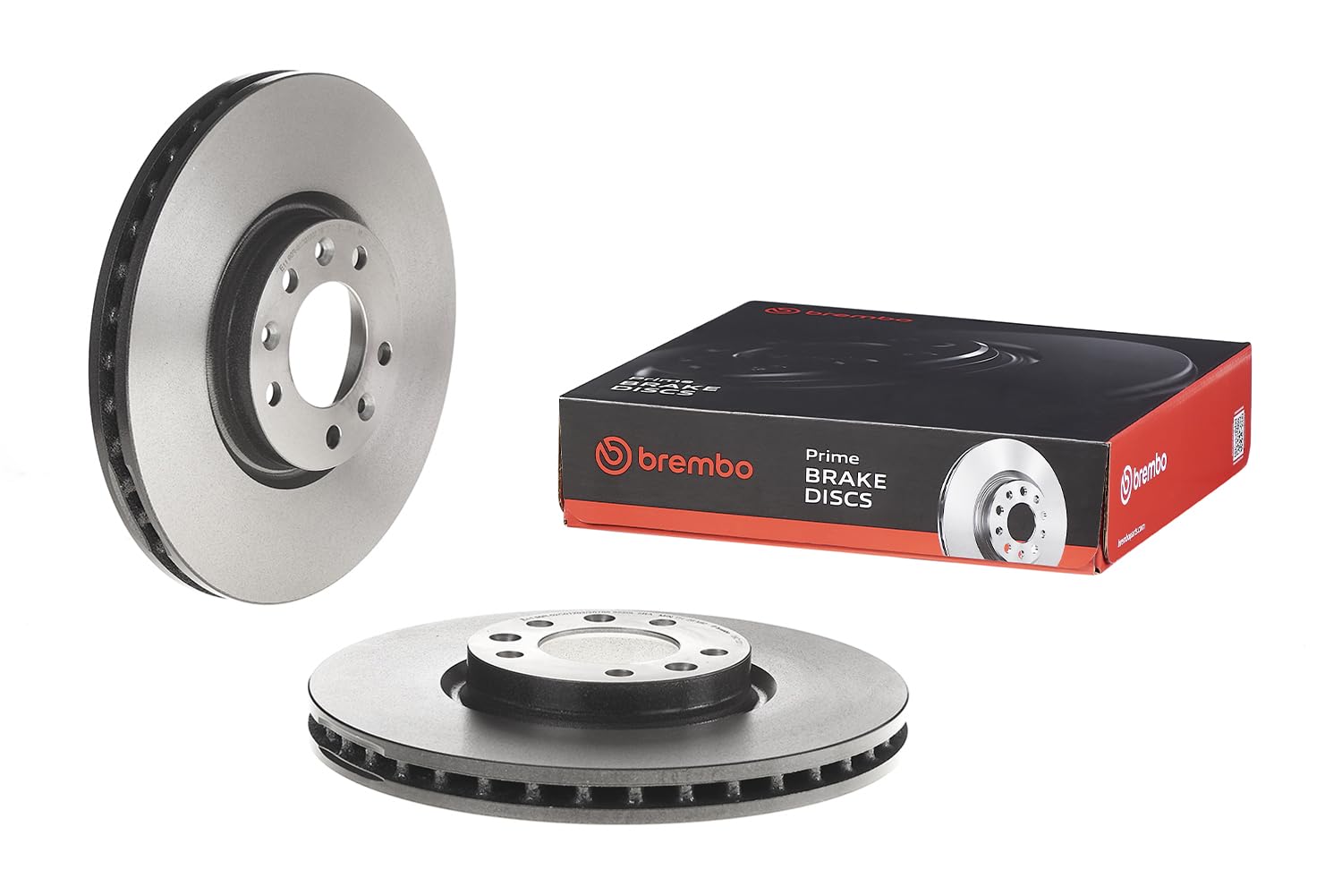 2x Brake Discs Pair Vented fits CITROEN BERLINGO B9, ECYHZ, K9 Front 2018 on Set