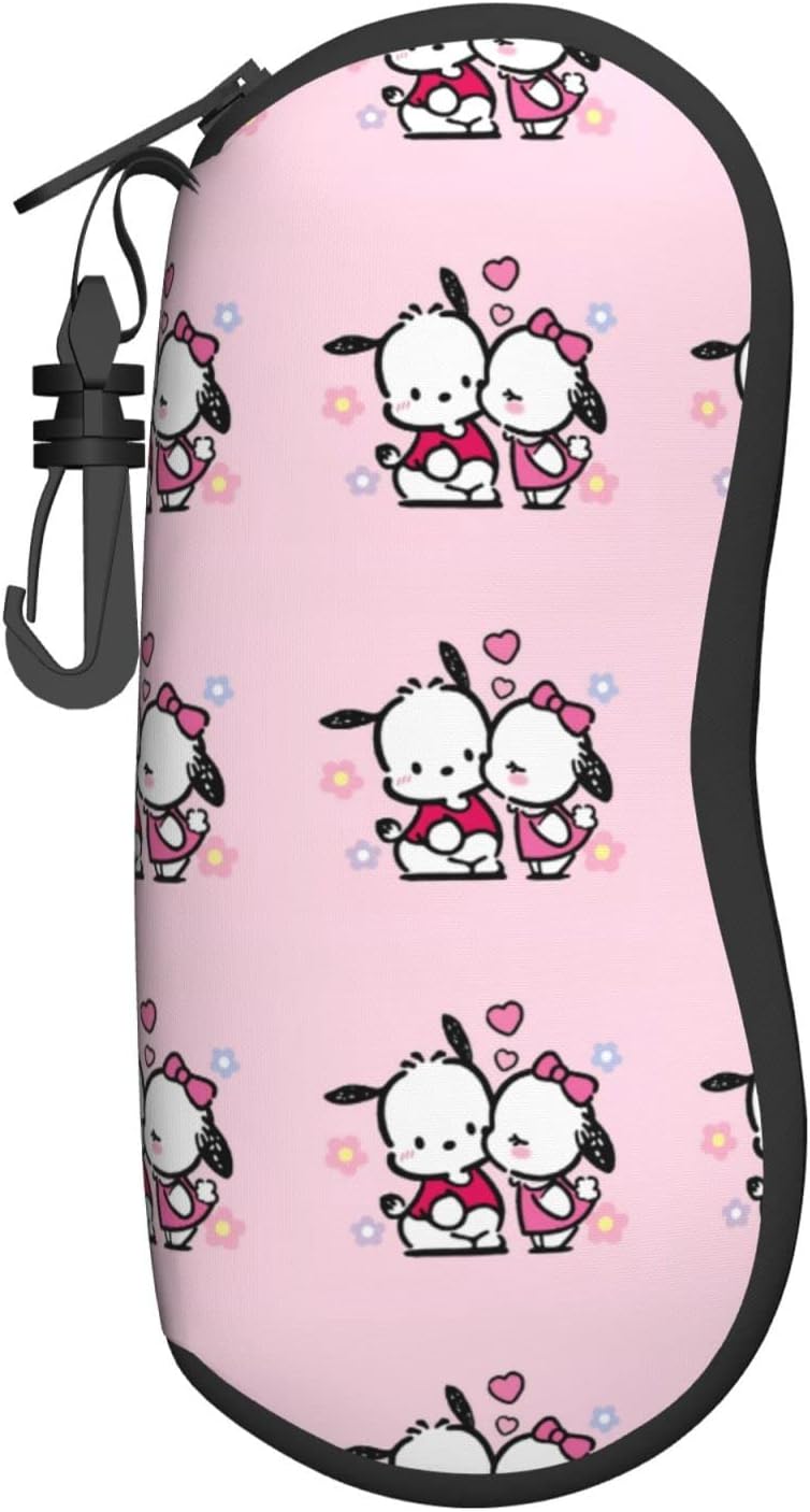 Amazon [NEWNAN] ポチャッコ 眼鏡ケース おしゃれ メガネケース 擦り傷防止 コンパクト 軽量 かわいいメガネ収納ケース