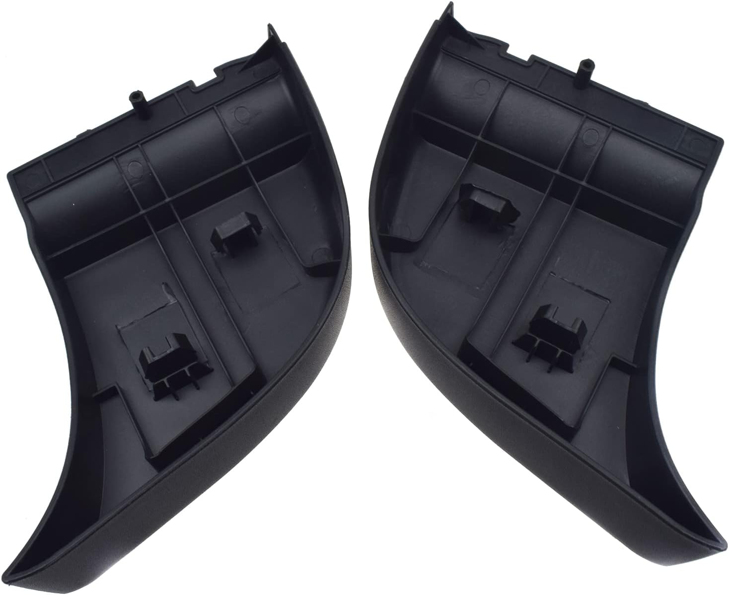 Rear Left & Right Bumper End Plate Corner Cap Trim Pair For Toyota Hilux 2004-2015