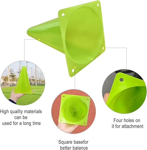 Miniatura 4 de Conos de fútbol para entrenamiento deportivo conos de fútbol, marcador de campo de agilidad para patinaje, baloncesto, práctica de fútbol en