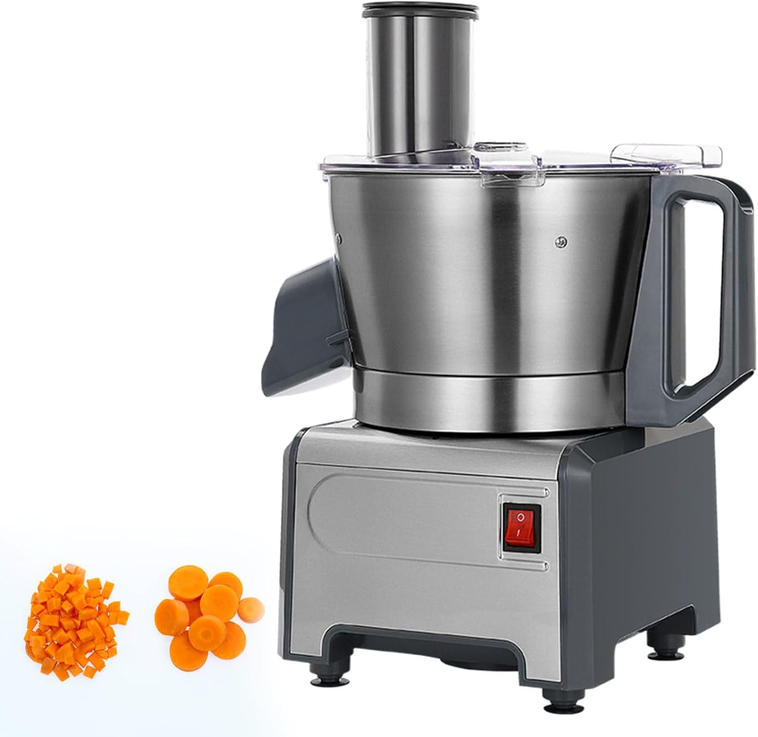 Electric Vegetable Chopper, Multifunctional Food Cutter Slicer, 300W French Fry Cutter & Veggie Slicer Dicer, for Commercial and Home Use