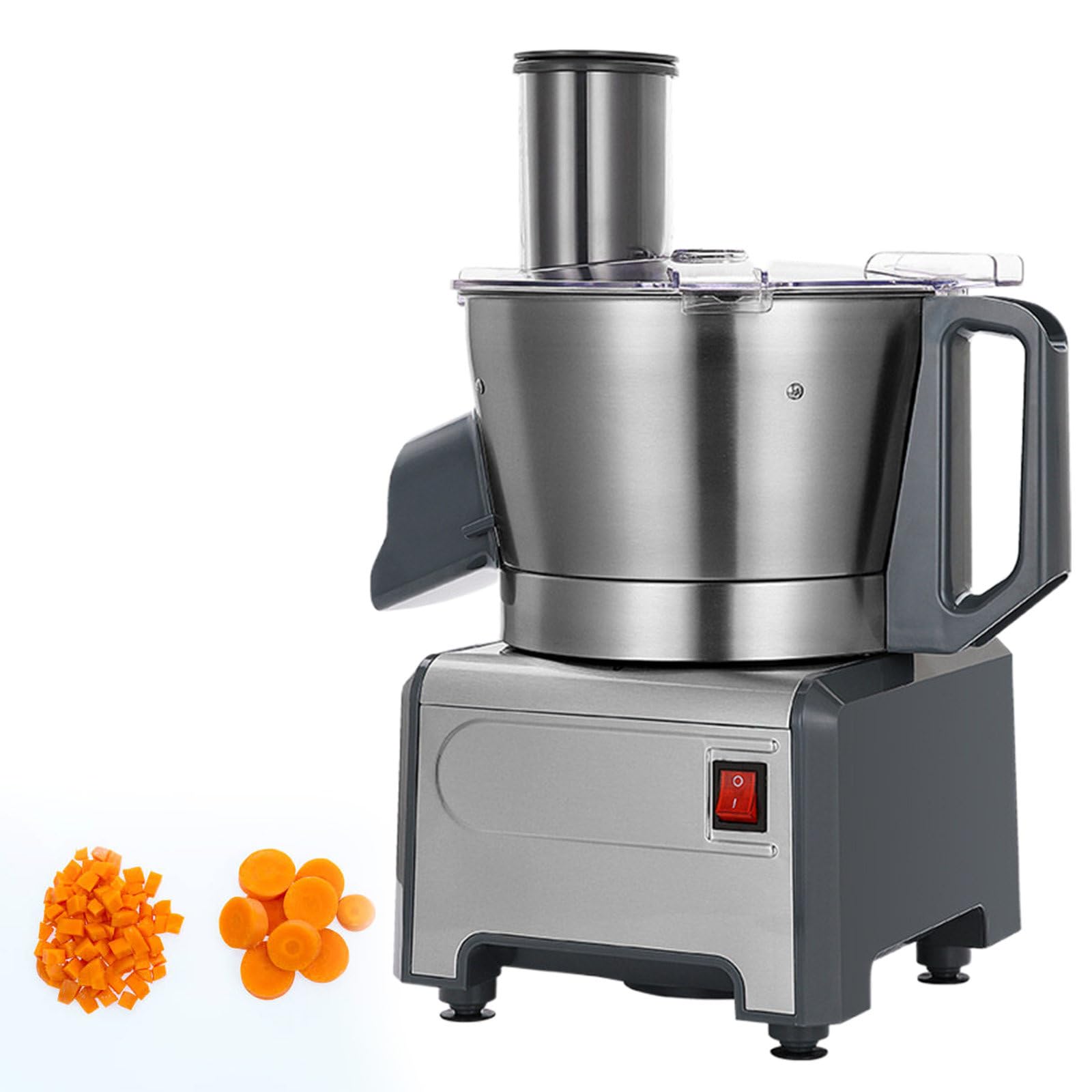 IUokLU Electric Vegetable Chopper, Multifunctional Food Cutter Slicer, 300W French Fry Cutter & Veggie Slicer Dicer, for Commercial and Home Use