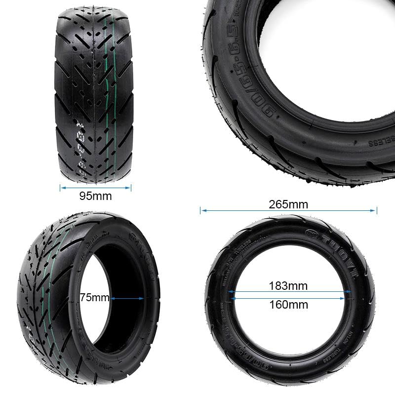 Compatible avec Pneu Trottinette Électrique Tubeless 90-65-6,5 [TUOVT]