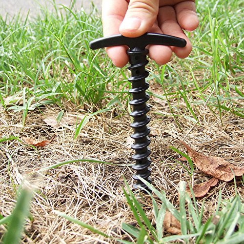 YIJU Barraca de Acampamento de Parafuso de Plástico de 14,5 Cm