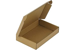 50 Pack 6X4X1 Small Kraft Boxes Perfect for Shipping Small Mobile Phone Case