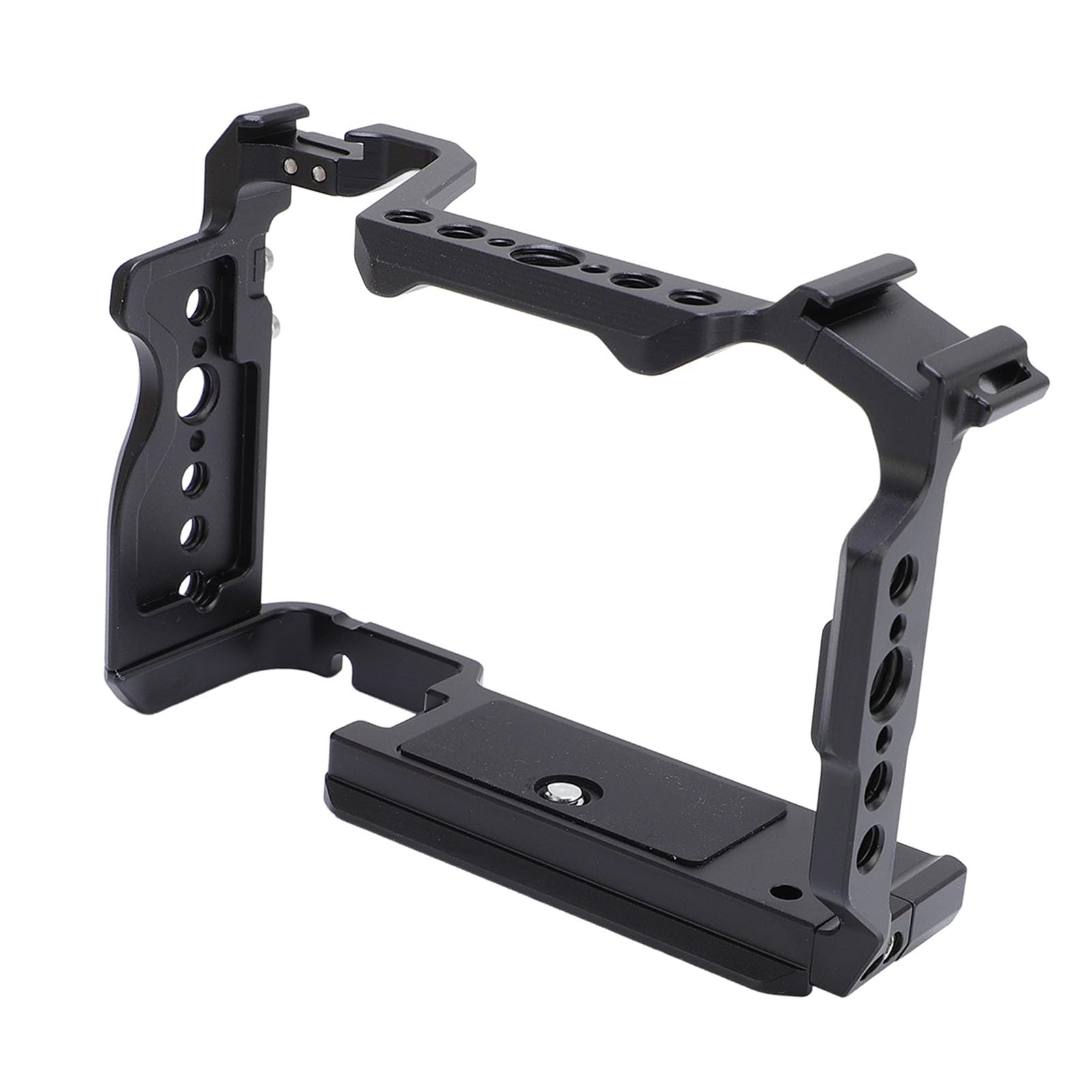 Jaula para Cámara para A7CII A7CR A7C2, Marco Protector de Aleación de Aluminio, Base Arca Versátil, Diseño Ergonómico, Ideal para Fotógrafos y Videógrafos