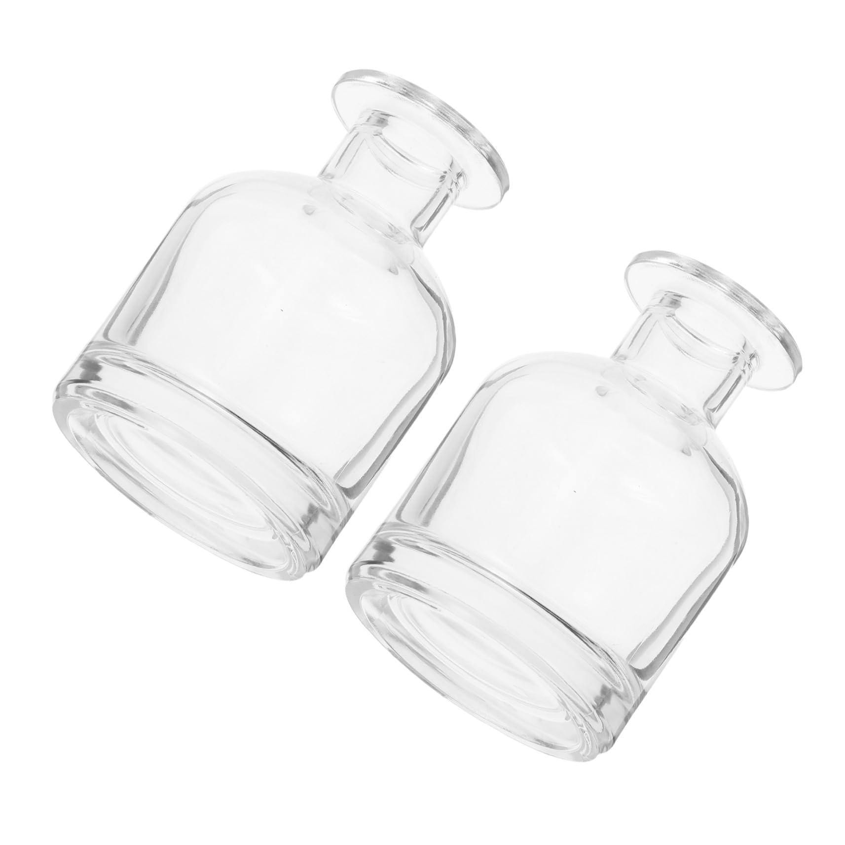 Glas Diffusorflasche 150 Ml Leer Aromatherapie Flakon für Ätherische Öle Nachfüllbar Transparent für Zuhause Auto