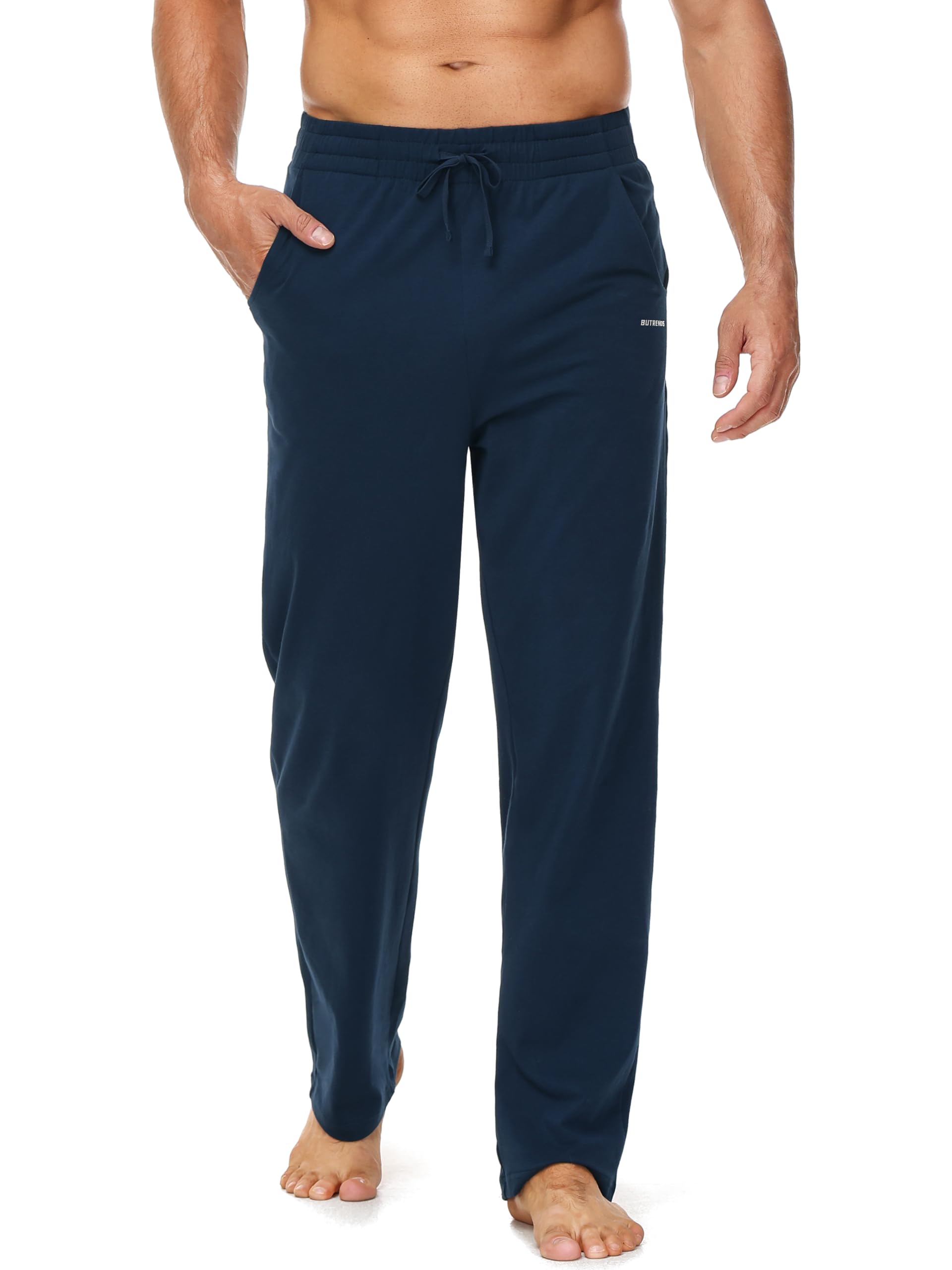 Butrends Damen Jogginghose Baumwolle mit offenem Boden Yoga