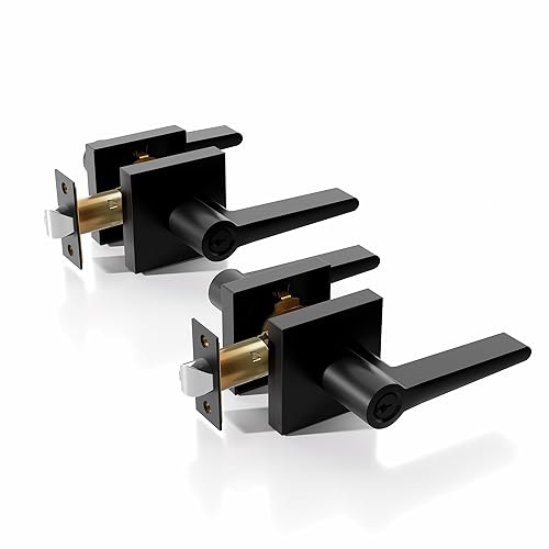 Door Locks for Front Door - 4 Pack Doorknobs for