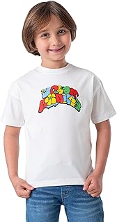 تي شيرت بتصميم كلمات للاولاد الصغار من نينوس - ابيض