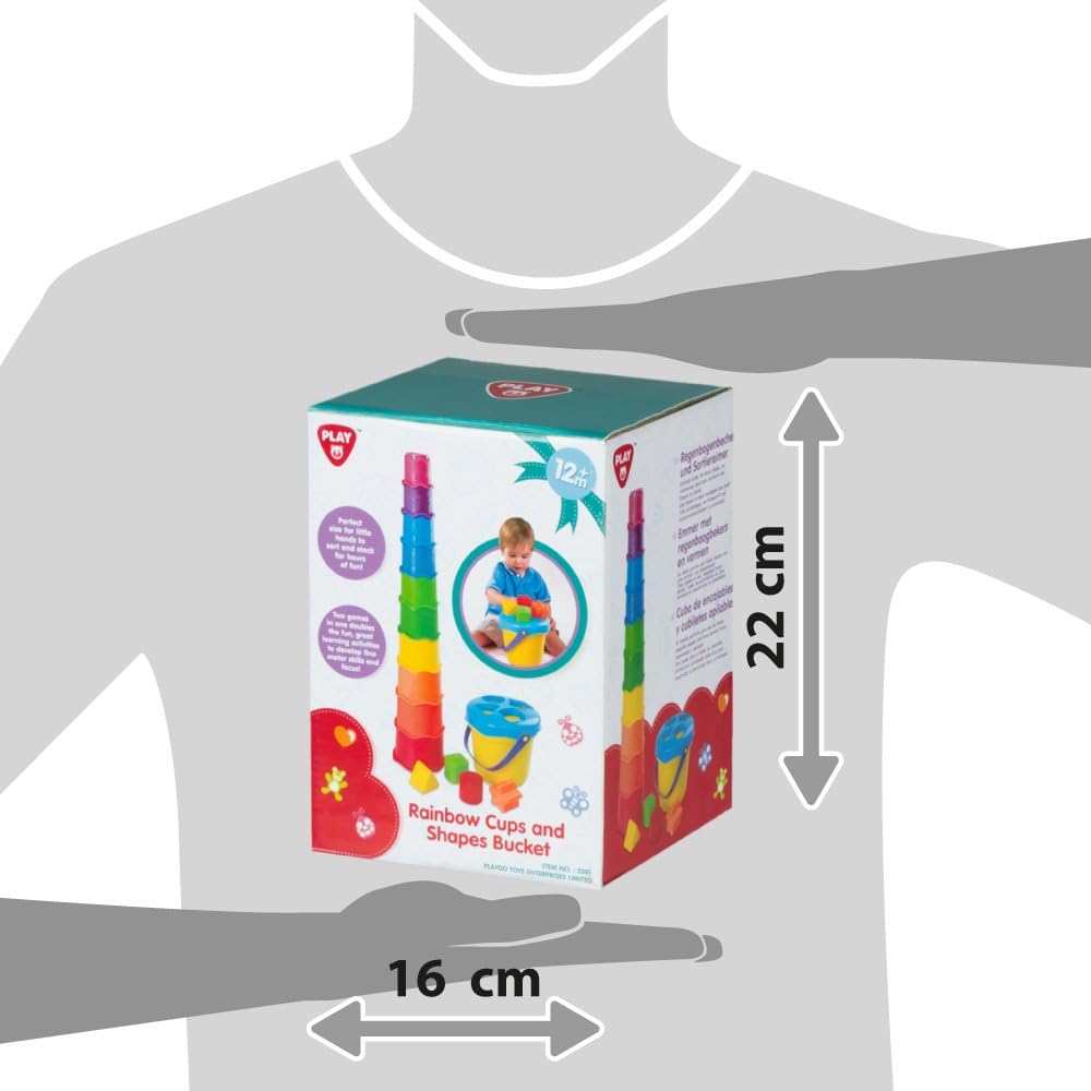 PlayGo Beach Cube with 4 Figures & 10 Colour Cubes (ColorBaby 44559) Assorted Colour/Model