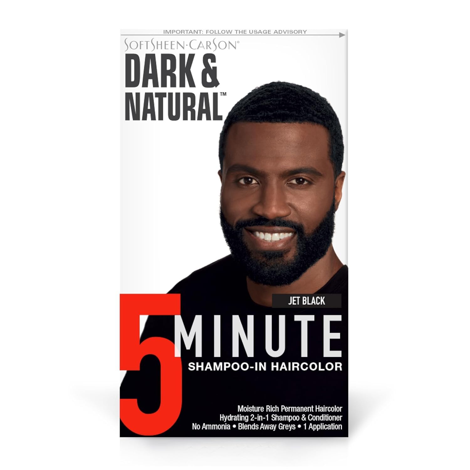 Amazon.com : Dark & Natural Color Men Jet Black (3 Pack