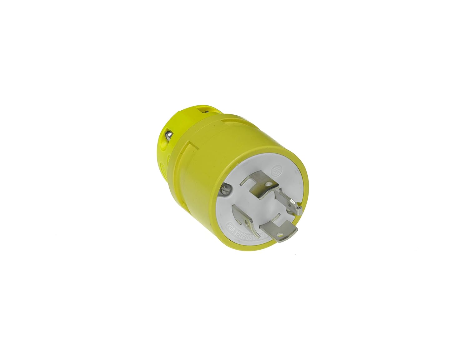 Woodhead 2682 Super-Safeway Plug - Industrial Duty, NEMA L22-20 Configuration, Locking Blade, 4 Pole/5 Wire, Replacement Plug. Electrical Tools,Yellow