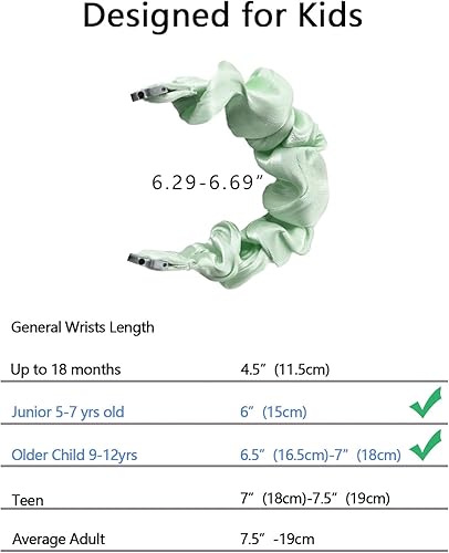 Miniatura 3 de Khxriypha Correa elástica para reloj Gizmo de repuesto para reloj Gizmo, correa de tela elástica suave para reloj Gizmo, correa de repuesto