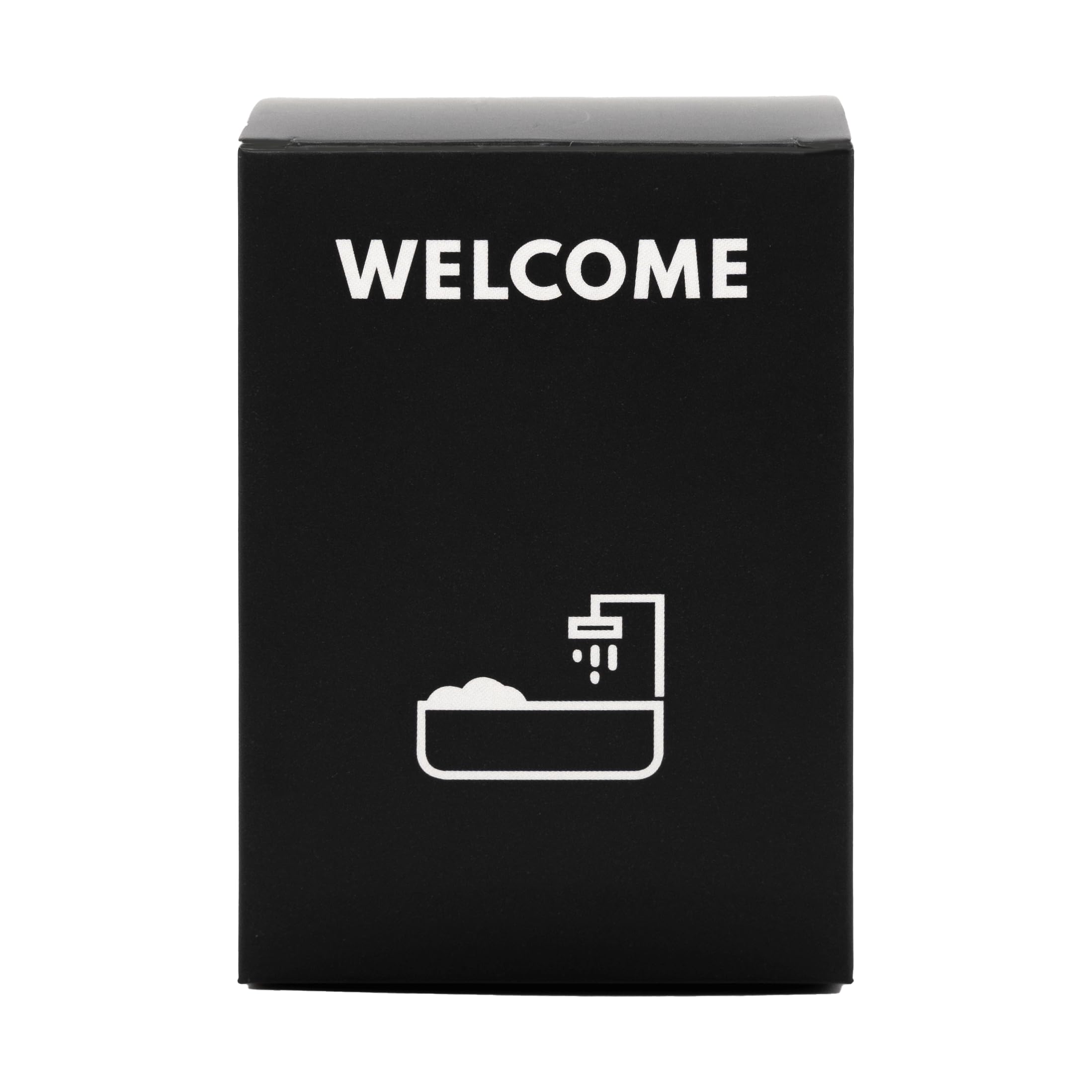 Kit de baño genérico para el hogar en negro | Ideal para alquileres estacionales y Airbnb | Envase elegante y compacto - Fragancia agradable | Completo y listo para usar