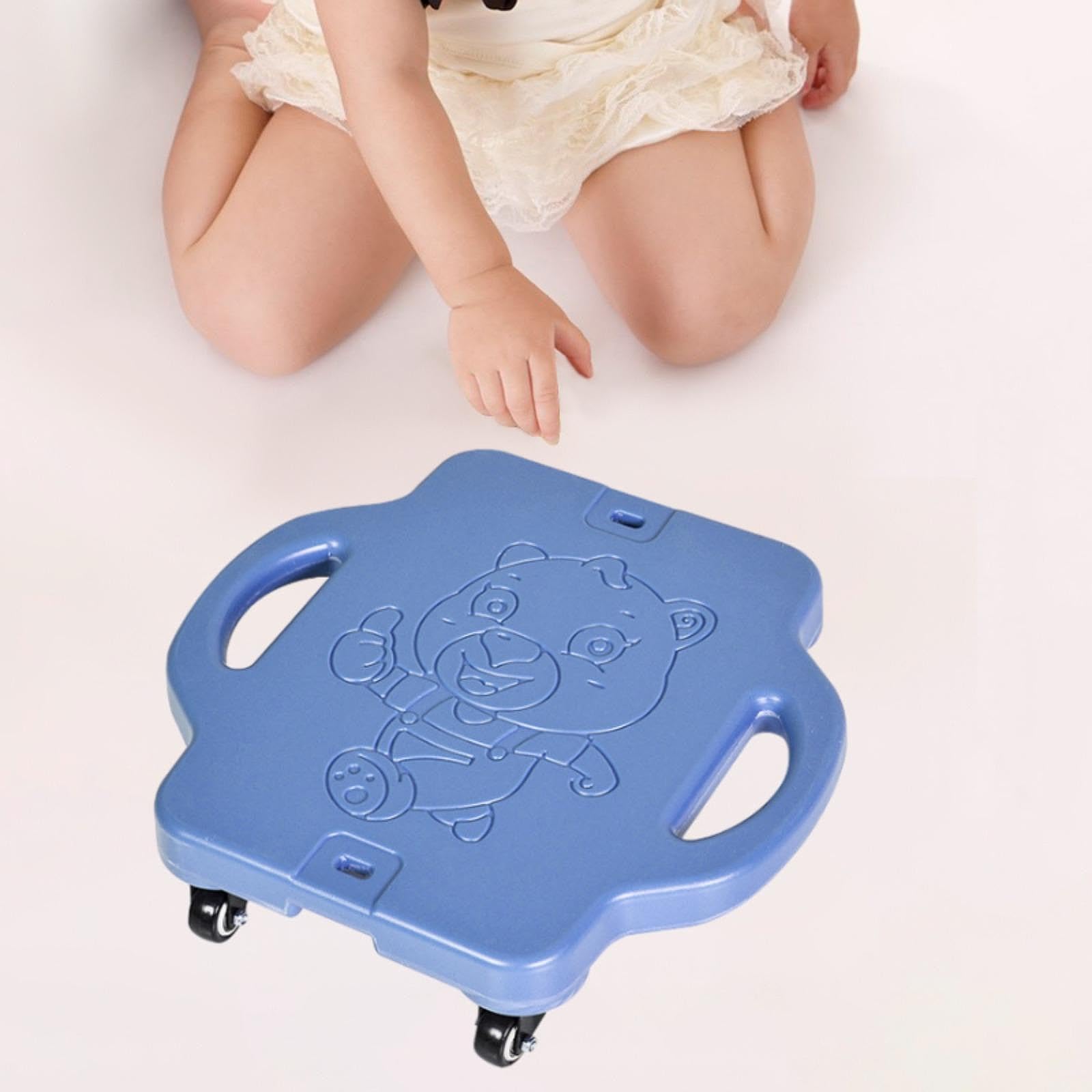 Scooter de Piso Infantil con Tablero con Ruedas de PP Superficie Plana Adecuado para Juegos Deporte Entrenamiento Físico Colegio Inte