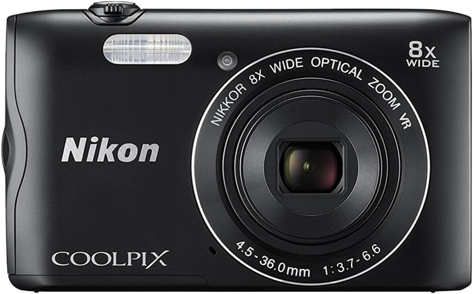 Nikon Coolpix A300 20 MP Point & Shoot Digital Camera, Black