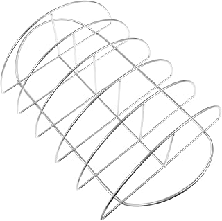 Luxshiny 1 Peça De Aço Inoxidável Para Churrasco Carne Peru Torrador Conjuntos De Grelha Para Churrasco Ao Ar Livre Grelha Grelha Fogueira Grelha Grelha Torrador Suporte Para